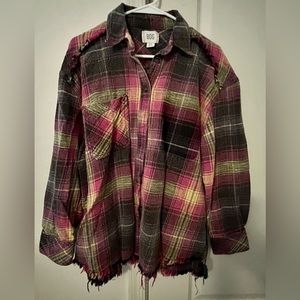 BDG women’s flannel button down